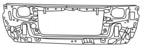 CAMRY СУППОРТ РАДИАТОРА