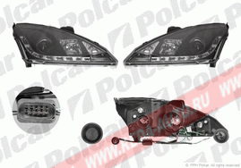 Ford FOCUS 02- ФАРЫ ТЮНИНГ ДНЕВНОЙ СВЕТ ЧЕРНЫЕ КОМПЛЕКТ Ford FOCUS 02- ФАРЫ ТЮНИНГ ДНЕВНОЙ СВЕТ ЧЕРНЫЕ КОМПЛЕКТ