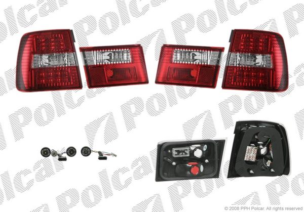 5 E34 88-95 ФОНАРИ СВЕТОДИОДНЫЕ КРАСНО-БЕЛЫЕ КОМПЛЕКТ (4ШТ) 5 E34 88-95 ФОНАРИ СВЕТОДИОДНЫЕ КРАСНО-БЕЛЫЕ КОМПЛЕКТ (4ШТ)
