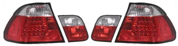 E46 98-02 ФОНАРИ СВЕТОДИОДНЫЕ КРАСНО-БЕЛЫЕ ТЮНИНГ КОМПЛЕКТ(4ШТ) E46 98-02 ФОНАРИ СВЕТОДИОДНЫЕ КРАСНО-БЕЛЫЕ ТЮНИНГ КОМПЛЕКТ(4ШТ)