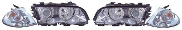 E46 0498-02 ФАРЫ L+R АНГ.ГЛАЗКИ ВНУТРИ ХРОМ 444-1129PXNDFE1 E46 0498-02 ФАРЫ L+R АНГ.ГЛАЗКИ ВНУТРИ ХРОМ 444-1129PXNDFE1