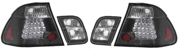 E46 98-02 ФОНАРИ СВЕТОДИОДНЫЕ ЧЕРНЫЕ ТЮНИНГ КОМПЛЕКТ(4ШТ) E46 98-02 ФОНАРИ СВЕТОДИОДНЫЕ ЧЕРНЫЕ ТЮНИНГ КОМПЛЕКТ(4ШТ)