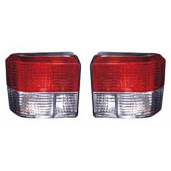 Купить на VW Transporter Т4 90-03 КОМПЛЕКТ ФОНАРЕЙ ЗАДНИХ ТЮНИНГ БЕЛO-КРАСНЫЕ  441-1919PXUEVCR