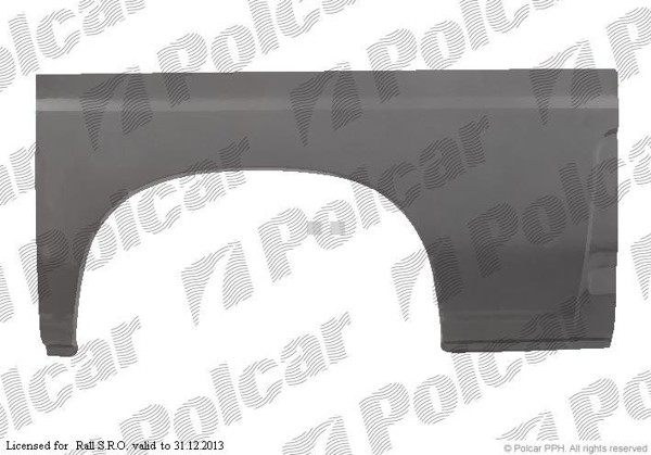 BOXER/JUMPER/DUCATO 94-06 Р/К ЗАДН КРЫЛА ЛЕВ ДО 1-ГО ВДАВЛ КОР БАЗА