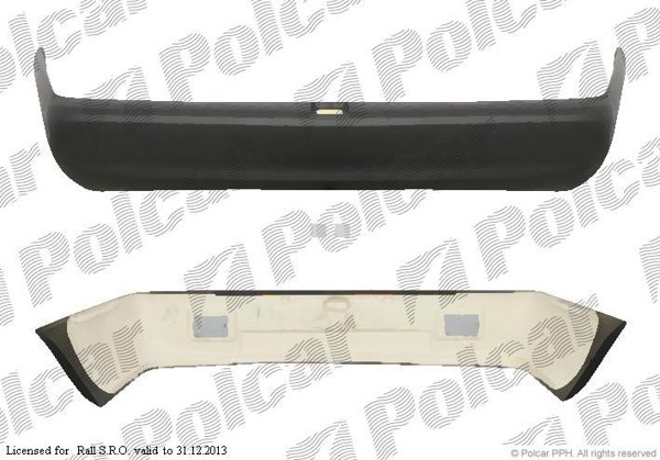 ESCORT SEDAN 0295- БАМПЕР ЗАДНИЙ КОМПЛЕКТ ESCORT SEDAN 0295- БАМПЕР ЗАДНИЙ КОМПЛЕКТ