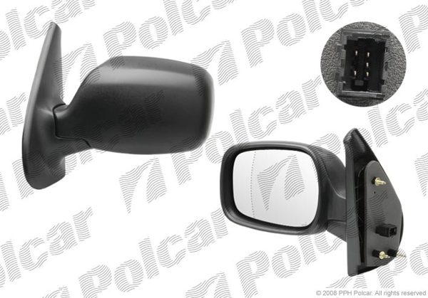 KANGOO 98-/KUBISTAR 04- ЗЕРКАЛО ПРАВОЕ ЭЛЕКТР.+ОБОГРЕВ АСФЕРА KANGOO 98-/KUBISTAR 04- ЗЕРКАЛО ПРАВОЕ ЭЛЕКТР.+ОБОГРЕВ АСФЕРА