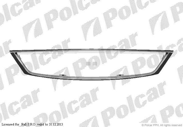 MONDEO 03-07 ХРОМ НА РЕШЕТКУ