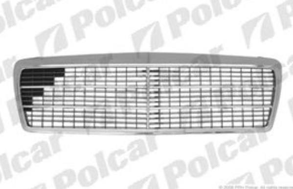 Купить для Mercedes W210"E" 95- РЕШЕТКА 5 МОЛДИНГОВ