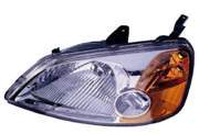 CIVIC 01- SDN ФАРА ЛЕВАЯ C ЖЕЛТЫМ ПОВ.  317-1119L-US