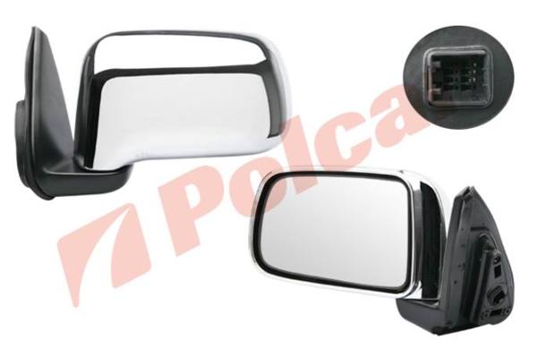 CRV 1095-1201 ЗЕРКАЛО L ЭЛ., КРЫШКА ХРОМ, ВЫПУКЛ., ХРОМ CRV 1095-1201 ЗЕРКАЛО L ЭЛ., КРЫШКА ХРОМ, ВЫПУКЛ., ХРОМ