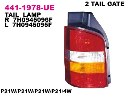   VW Transporter T5 2003-      2-. 441-1978L-UE