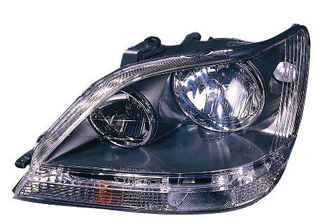 RX300 99-03  ФАРА L (99-03)   312-1152L-US2 ЧЕРНАЯ