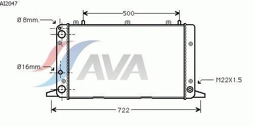 80 9.86-94 16-20 . 580X303 +/- C (NISSENS 60436)   AI2047