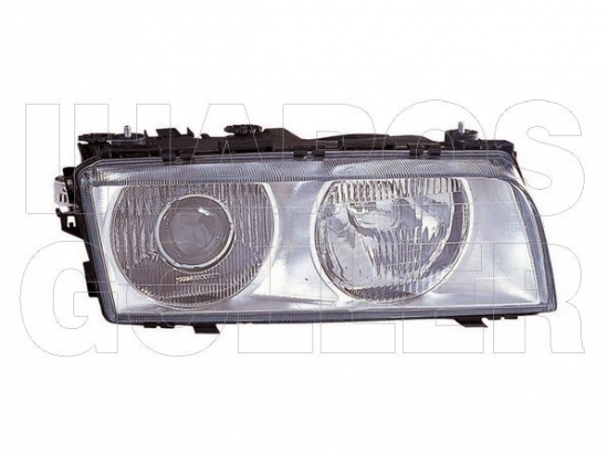 BMW E38 0694-0998 ФАРА ПРАВАЯ Н1+Н7 СВЕТЛАЯ С ЭЛ.ДВИГ.