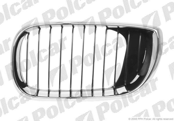 E46 02-05 РЕШЕТКА РАДИАТОРА ЛЕВАЯ ХРОМ ПОЛОСКИ E46 02-05 РЕШЕТКА РАДИАТОРА ЛЕВАЯ ХРОМ ПОЛОСКИ