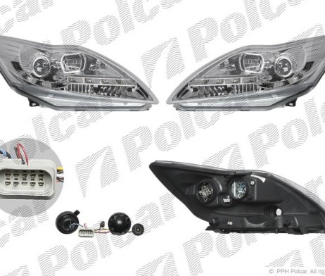 Ford Focus/Форд Фокус 2 рестайлинг 08- ФАРЫ ДНЕВНОЙ СВЕТ ХРОМ КОМПЛЕКТ Ford Focus/Форд Фокус 2 рестайлинг 08- ФАРЫ ДНЕВНОЙ СВЕТ ХРОМ КОМПЛЕКТ