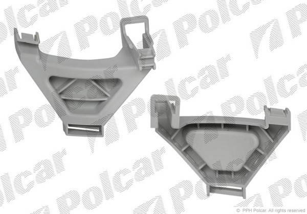 Ford Focus/Форд Фокус 2 рестайлинг 08-10 КРЕПЛЕНИЕ ПЕРЕДНЕГО БАМПЕРА ПРАВОЕ