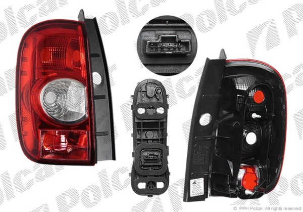 DUSTER 10- ФОНАРЬ ЗАДНИЙ ПРАВЫЙ+ПЛАТА+ЛАМПЫ DUSTER 10- ФОНАРЬ ЗАДНИЙ ПРАВЫЙ+ПЛАТА+ЛАМПЫ