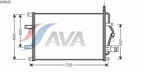 S60/S80/XC70/C70/S70/V70 98- РАДИАТОР КОНДИЦИОНЕРА 680X418X22 S60/S80/XC70/C70/S70/V70 98- РАДИАТОР КОНДИЦИОНЕРА 680X418X22