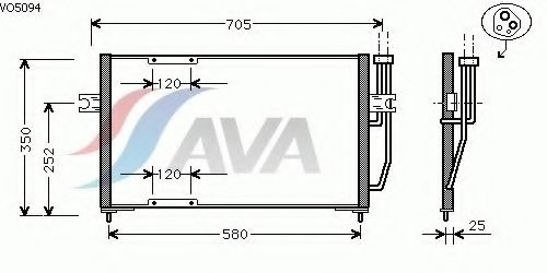 S40/V40 96-03   660X350X20