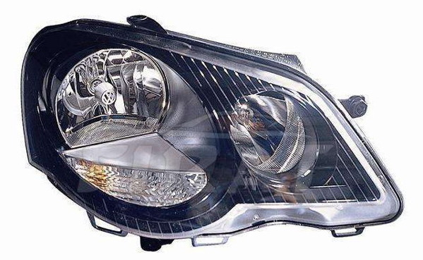 POLO HB 05-09 ФАРА ПРАВАЯ Н1+Н7 ТЕМНАЯ С МОТОРОМ POLO HB 05-09 ФАРА ПРАВАЯ Н1+Н7 ТЕМНАЯ С МОТОРОМ
