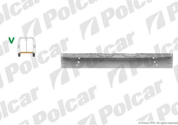 Купить на Mercedes Sprinter/Мерседес Спринтер (906) 2006- ПАНЕЛЬ ЗАДНЯЯ ВНУТРЕННЯЯ