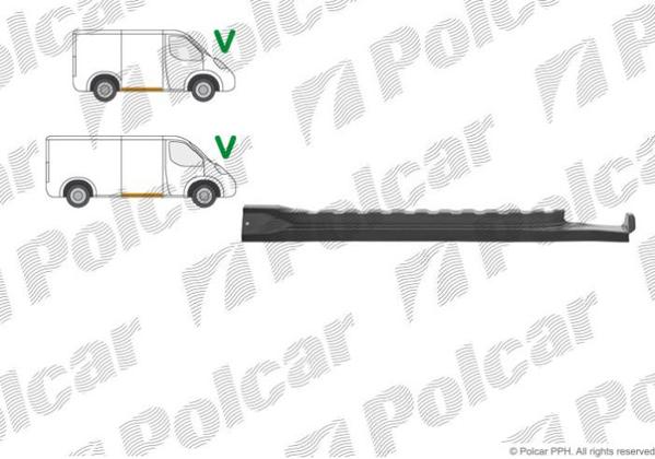 Купить на VW Transporter Т4 90-02 ПОРОГ ПОД СДВИЖНУЮ ДВЕРЬ ВНУТРЕННИЙ ПРАВЫЙ Купить на VW Transporter Т4 90-02 ПОРОГ ПОД СДВИЖНУЮ ДВЕРЬ ВНУТРЕННИЙ ПРАВЫЙ