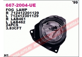 ALFA 145/146 ФАРА П/Т КРУГЛАЯ L H1 667-2004L-UE ALFA 145/146 ФАРА П/Т КРУГЛАЯ L H1 667-2004L-UE