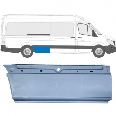 CRAFTER/Mercedes Sprinter/Мерседес Спринтер (906) 2006- РЕМКОМПЛЕКТ ЗАДНЕГО ПРАВОГО КРЫЛА ОТ ШВА ДО АРКИ ДЛИННАЯ БАЗА