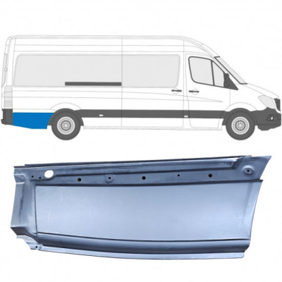 CRAFTER/Mercedes Sprinter/Мерседес Спринтер (906) 2006- РЕМКОМПЛЕКТ ЗАДНЕГО ПРАВОГО КРЫЛА ОТ АРКИ ДО БАМПЕР ДЛИННАЯ БАЗА