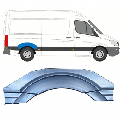 Mercedes Sprinter/Мерседес Спринтер (906) 2006- АРКА ЗАДНЯЯ ЛЕВАЯ = ПРАВАЯ