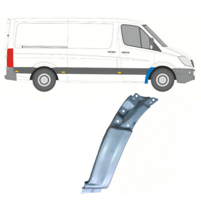 Mercedes Sprinter/Мерседес Спринтер (906) 2006-  нижняя часть переднего крыла правая
