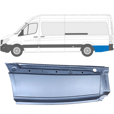 CRAFTER/Mercedes Sprinter/Мерседес Спринтер (906) 2006- РЕМКОМПЛЕКТ ЗАДНЕГО ЛЕВОГО КРЫЛА ОТ АРКИ ДО БАМПЕРА ДЛИННАЯ БАЗА