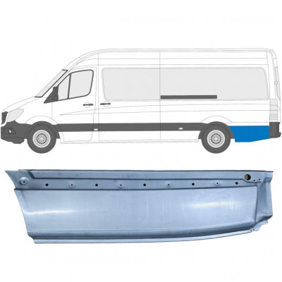 CRAFTER/Mercedes Sprinter/Мерседес Спринтер (906) 2006- РЕМКОМПЛЕКТ ЗАДНЕГО ЛЕВОГО КРЫЛА НИЖНЯЯ ЗАДНЯЯ ЧАСТЬ