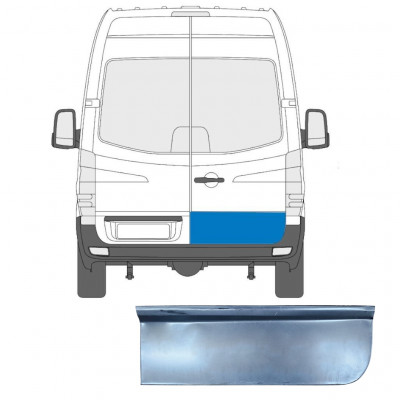 CRAFTER/Mercedes Sprinter/Мерседес Спринтер (906) 2006- РЕМКОМПЛЕКТ ДВЕРИ ЗАДНЕЙ ПРАВЫЙ НАРУЖНЫЙ НИЗКИЙ