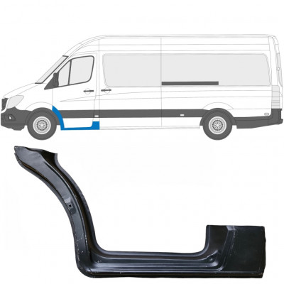 Mercedes Sprinter/Мерседес Спринтер (906) 2006-  порог+арка левый