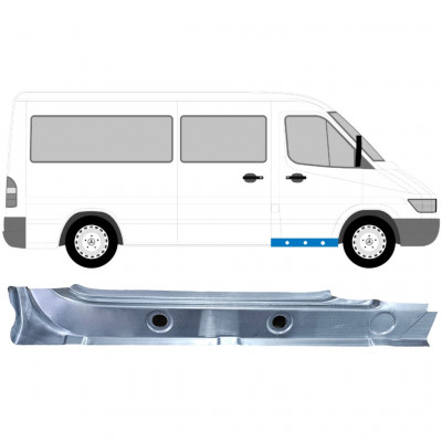Mercedes Sprinter/Мерседес Спринтер 95-00 ПОРОГ ПОД ПЕРЕДНЮЮ  ДВЕРЬ R ВНУТРЕННИЙ (ОЦИНКОВАНО!) (Страна производства: Польша)