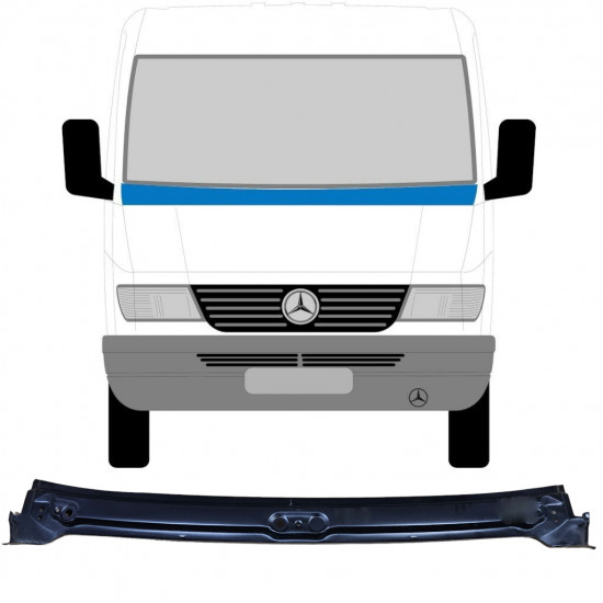 Mercedes Sprinter/Мерседес Спринтер 95- ПЛАНКА МЕТАЛЛ ПОД ЛОБОВОЕ СТЕКЛО