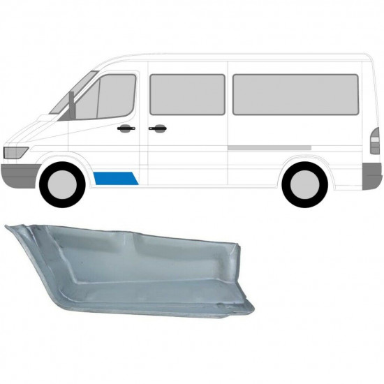 Mercedes Sprinter/Мерседес Спринтер 95-06 СТУПЕНЬКА ЛЕВАЯ КОМПЛЕКТ