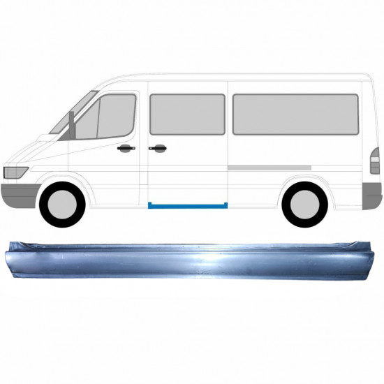 Mercedes Sprinter/Мерседес Спринтер 95- ПОРОГ ПОД СДВИЖНУЮ ДВЕРЬ ЛЕВЫЙ=ПРАВЫЙ (ОЦИНКОВАНО!) (Страна производства: Польша)