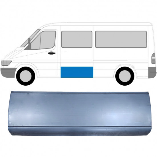 Mercedes Sprinter/Мерседес Спринтер 95- ПЕНКА БОКОВИНЫ НАПРОТИВ СДВИЖНОЙ ДВЕРИ ВЫСОТА 40СМ (ОЦИНКОВАНО!) (Страна производства: Польша)
